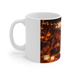 Snug Vibes Mug — Cozy Campfire Coffee Cup, Friends & Fall Nights Gift