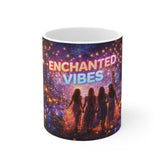 Enchanted Vibes Mug — Magical Night Forest Coffee Cup for Friends & Self-Care