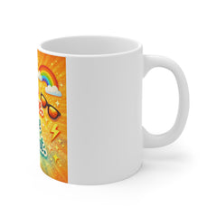 Think Positive Shine Bright Mug — Inspirational 11oz Coffee Cup
