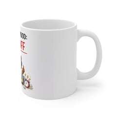 Coffee Mug — "Current Mood: F*ck Off" Funny Office Owl Ceramic Mug