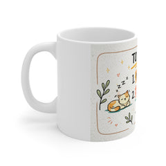 Mug — "To Do List: 1. Nothing 2. Nap" Cute Cat Coffee Cup