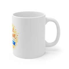 Make It Happen "No Excuses" Mug — Motivational Coffee Cup for Productivity & Goals