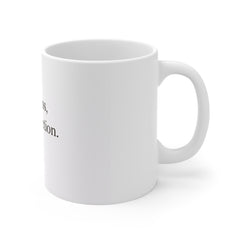 Progress, Not Perfection Mug — Motivational 11oz Coffee Cup