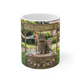 Cats Lemonade 11oz White Mug