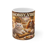 Snobby Vibes 11oz White Mug
