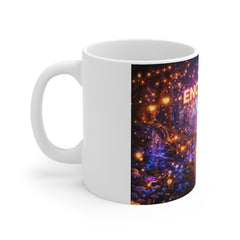 Enchanted Vibes Mug — Magical Night Forest Coffee Cup for Friends & Self-Care