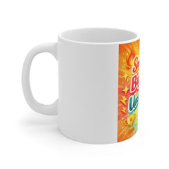 Inspirational Coffee Mug - "Small steps. Big energy. Unstoppable you."