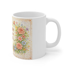 Find Joy in the Little Things Mug — Floral Inspirational Coffee Cup