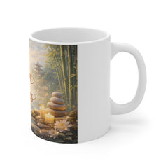 Calm Vibes Mug — Tranquil Zen Waterfall Coffee Cup (11oz)