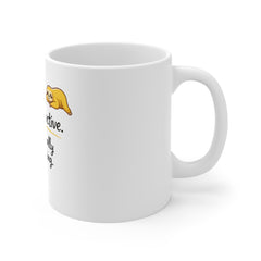 Mug — "Pretending to Be Productive While Actually Doing Nothing" Cute Sloth Coffee Mug