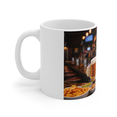 Beer-Loving Golden Retriever Mug – Funny Dog with Sunglasses Coffee Cup