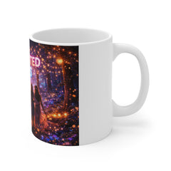 Enchanted Vibes Mug — Magical Night Forest Coffee Cup for Friends & Self-Care