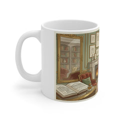 Grace Under Pressure (And Caffeine) 11oz White Mug