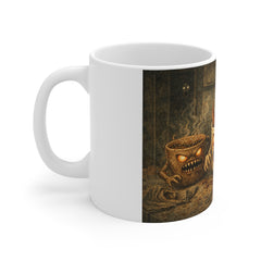 Horror Coffee Mug – Demon Brew 11oz Ceramic Cup