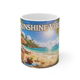 Sunshine vibes 11oz White Mug