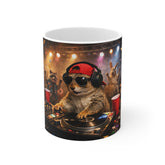 DJ Squirrel Party Mug — Funny Animal Coffee Cup for Music Lovers & Gifts