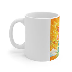 Think Positive Shine Bright Mug — Inspirational 11oz Coffee Cup