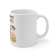 Mug — "Enjoying The Absolute, Screw It Life!" Beach Goat Coffee Mug