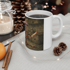 Horror Yogurt Mug – Creepy Cartoon Yogurt Cup Coffee Mug