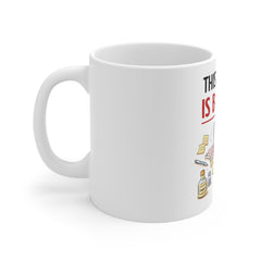 This Meeting Is Bull#& Mug — Funny Work From Home Coffee Cup, Virtual Meeting Humor Gift