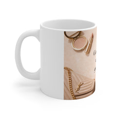 Inspirational Quote Mug — "Grow Through What You Go Through"