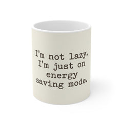 The Low-Battery Legend 11oz White Mug
