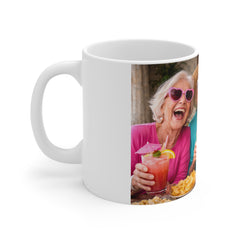 11oz Photo Mug - 'Cheers to Friendship' Senior Ladies Cocktail Gift