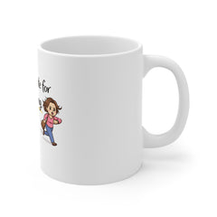 Probably Late For Something Mug — Funny Procrastinator Coffee Cup