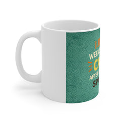Funny Spider Mug — "I Just Did a Week's Worth of Cardio After Walking Into a Spider Web" Coffee Cup