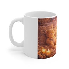 Mug — "Cuddly Vibes" Cozy Teddy Bear Coffee Mug