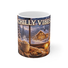 Chilly Vibes 11oz White Mug
