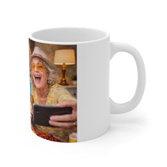 11oz Photo Mug - 'Cheers to Friendship' Senior Ladies Cocktail Gift