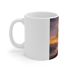 Inspirational Coffee Mug — "Your Only Limit Is Your Mind" Motivational Mountain Design