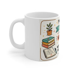 Inspirational Quote Coffee Mug - "My Goal Is To Build A Life" Motivational 11oz Ceramic Mug