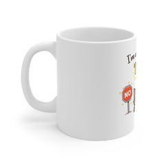 Funny 'I'm a Whole Lotta Nope' Cat Mug — Humorous Sarcastic Coffee Cup
