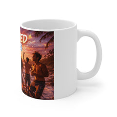 Untamed Vibes Mug — Sunset Beach Coffee Cup for Free-Spirited Friends