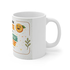 Funny 11oz Mug - "People Think I'm Crazy, I Prefer Happy With A Twist" Coffee Cup