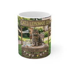 Cats Lemonade 11oz White Mug
