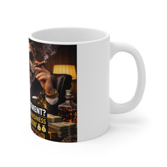 Website Investment Mug — "Website Investment? We'll Have Your Business Boomin'" Bulldog CEO Coffee Mug