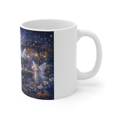 Magical Vibes Mug — Unicorn Night Scene 11oz Ceramic Coffee Cup