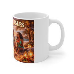 Happiest times 11oz White Mug