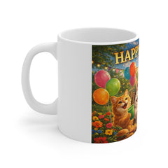 Happyish vibes 11oz White Mug