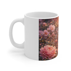Follow Your Heart Floral Mug — Inspirational 11oz Coffee Cup