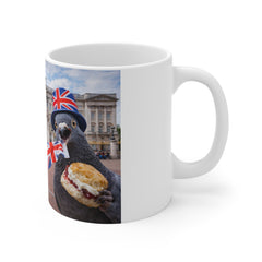 Keep Calm Squirrel & Penguin Mug — British Union Jack Tea Coffee Cup (11oz)