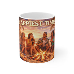 Happiest times 11oz White Mug