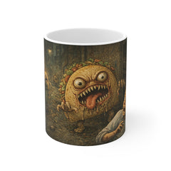 Horror Taco Monster Mug - Creepy Cute Spooky Beverage Cup