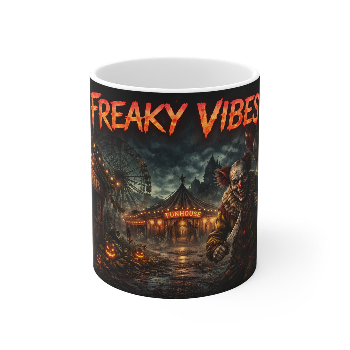 Freaky vibes 11oz White Mug