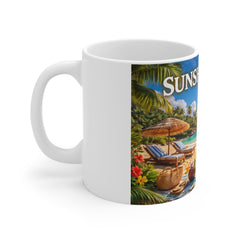 Sunshine vibes 11oz White Mug