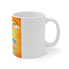 Inspirational Coffee Mug — "Create the life you can't wait to wake up to"