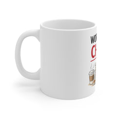 Work Mode: CHAOS Mug — Funny Office Coffee Cup for Busy Professionals